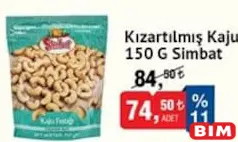 SİMBAT KIZARTILMIŞ KAJU 150 G